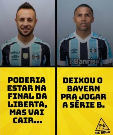 Brasileirão: próximo de rebaixamento para Série B, Grêmio sofre com os memes na web.