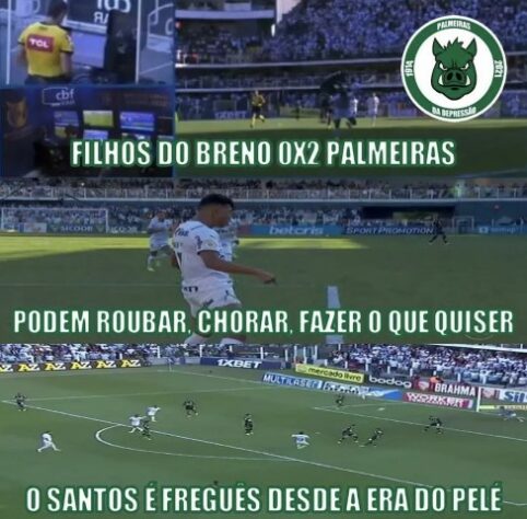 Brasileirão: os melhores memes de Santos 0 x 2 Palmeiras