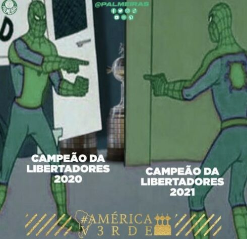 Festa do Verdão: Palmeiras é campeão da Libertadores da América sobre o Flamengo e torcedores enchem as redes sociais com memes.