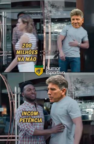 Nem com 200 milhões? Demissão de Renato Gaúcho do Flamengo rende memes nas redes sociais.