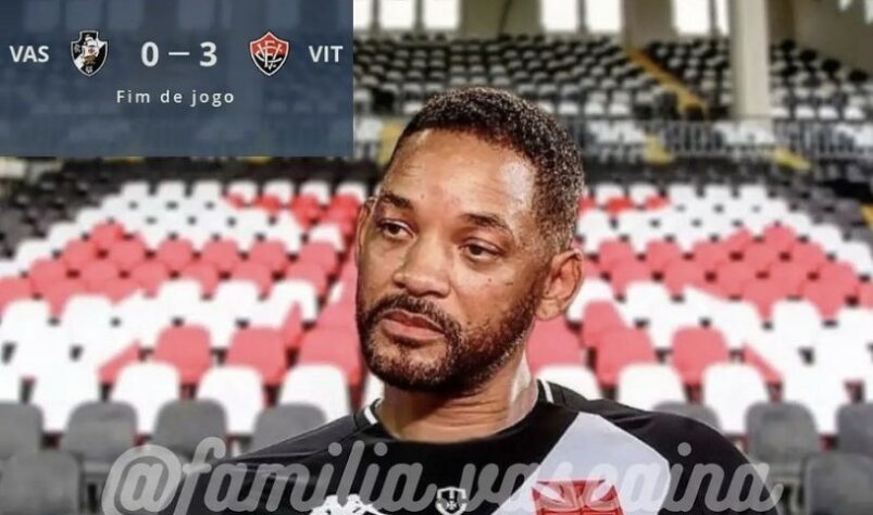 Derrotado por 3 a 0 pelo Vitória e sem chances de disputar a Série A em 2022, Vasco vira alvo de memes.