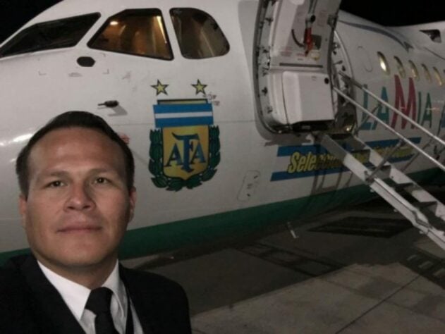 Miguel Quiroga (36 anos) - tripulante do avião