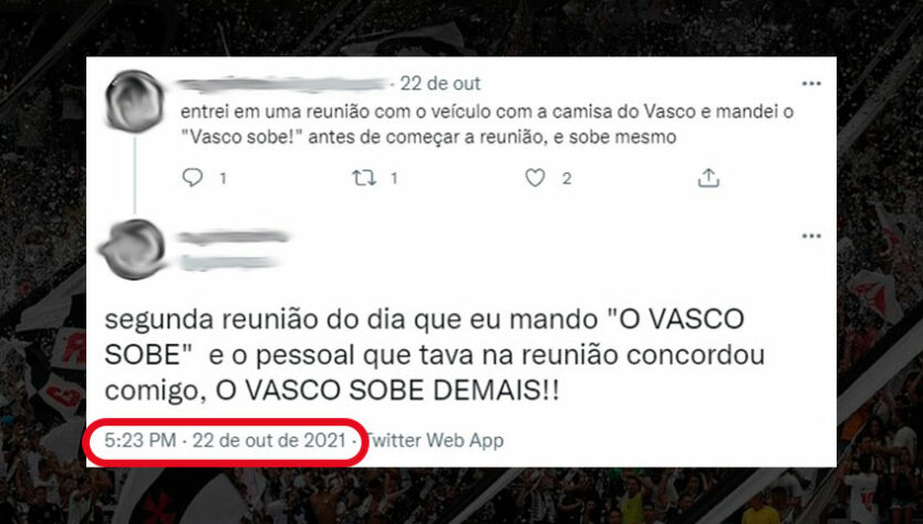 Dia de recordar: torcedores do Vasco tinham grande expectativa pelo acesso à Série A.