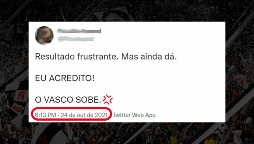 Dia de recordar: torcedores do Vasco tinham grande expectativa pelo acesso à Série A.