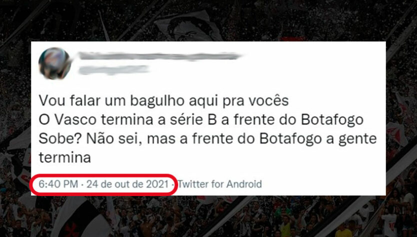 Dia de recordar: torcedores do Vasco tinham grande expectativa pelo acesso à Série A.