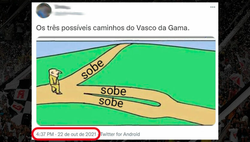 Dia de recordar: torcedores do Vasco tinham grande expectativa pelo acesso à Série A.