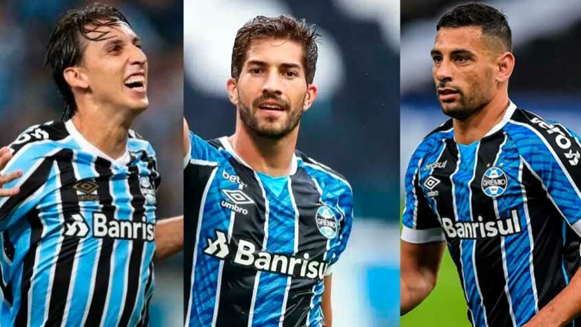 Oficialmente rebaixado para a Série B do Campeonato Brasileiro de 2022, o Grêmio deve fazer grandes mudanças no elenco para a próxima temporada. Por isso, o LANCE! fez uma galeria com a validade do contrato de todos os jogadores do Imortal, segundo o Transfermarkt, e que podem pintar em outros times no próximo ano. Confira!