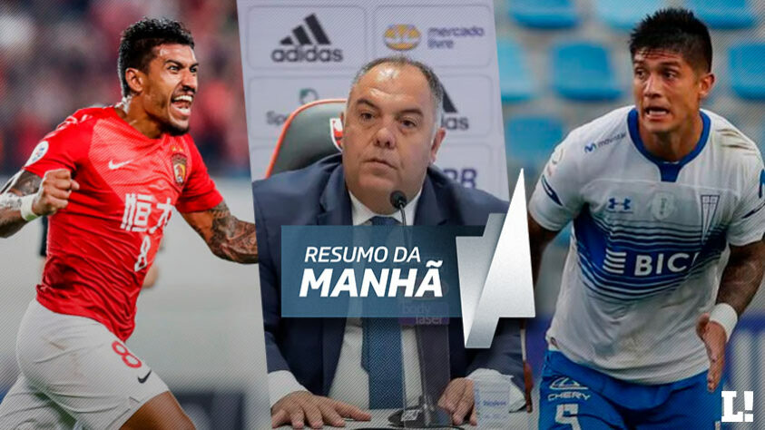 O volante Paulinho foi visto no CT Joaquim Grava, Flamengo está cauteloso na busca por um novo treinador, Palmeiras encaminha contratação de reforços... Tudo isso e muito mais no resumo da manhã do mercado desta terça-feira (14).