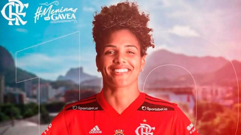 FECHADO! - Duda é a nova camisa 10 do Flamengo. O Rubro-Negro anunciou a contratação da meio-campista, que disputou a Olimpíada de Tóquio com a Seleção Brasileira.
