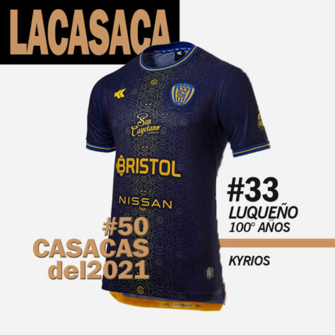 33º lugar: camisa especial do Sportivo Luqueño-PAR / pelos 100 anos do clube