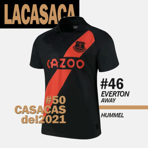 46º lugar: camisa 2 do Everton-ING