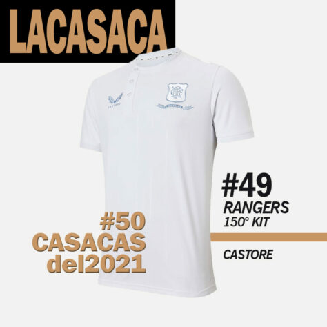 49º lugar: camisa especial do Rangers-ESC / pelos 150 anos do clube
