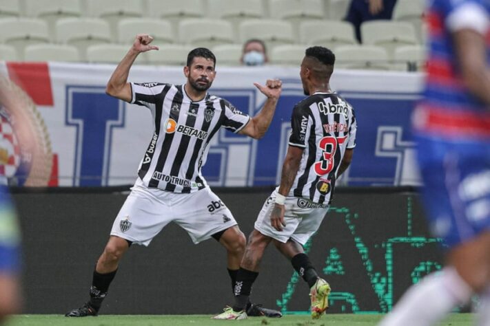 Fortaleza 1 x 2 Atlético-MG - Semifinal - Data: 27/10/2021 - Estádio: Castelão - Gols do Galo: Hulk e Diego Costa.