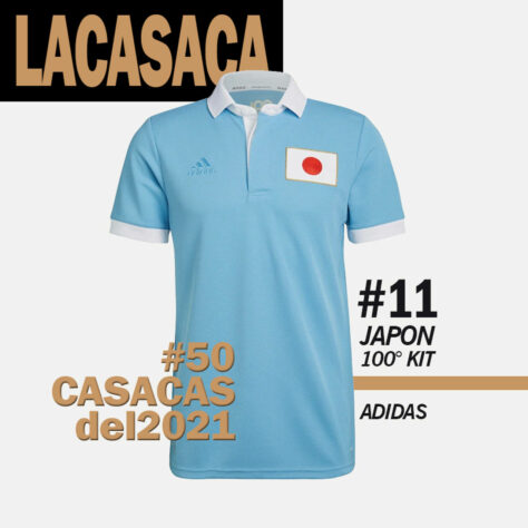 11º lugar: camisa especial da seleção do Japão / pelos 100 anos da seleção