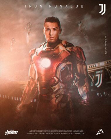 Jogadores e super-heróis: Cristiano Ronaldo seria o Homem de Ferro.