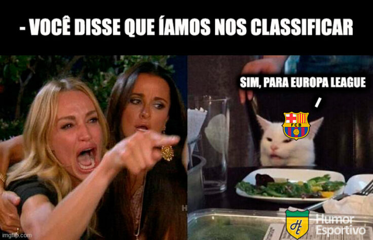 Clube catalão perdeu por 3 a 0 para o Bayern de Munique e deu adeus à Champions ainda na fase de grupos. Má fase da equipe e vexame na competição europeia geraram uma enxurrada de memes nas redes sociais pelo mundo. Confira! (Por Humor Esportivo)