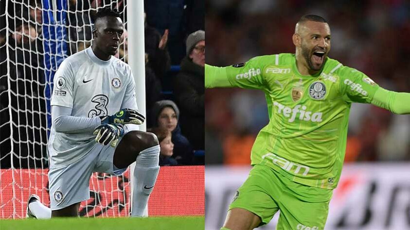 Goleiro: MENDY - 32 milhões de euros (R$ 192 milhões) x WEVERTON - 6 milhões de euros (R$ 36 milhões).