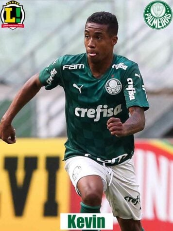 Kevin - 7.0 - Boa estreia como profissional. Autor do gol que deu a vitória ao Palmeiras. 