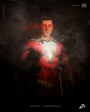 Jogadores e super-heróis: Robert Lewandowski seria o Shazam.