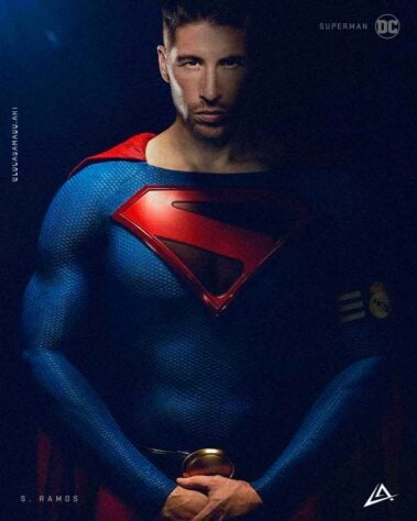 Jogadores e super-heróis: Sergio Ramos seria o Superman.