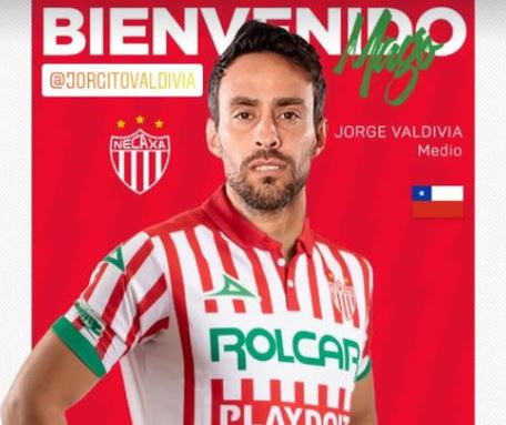 FECHADO - Jorge Valdivia, conhecido no Brasil por conta da sua identificação com o Palmeiras, foi anunciado na madrugada desta sexta-feira pelo Necaxa, do México. O acordo pegou muita gente de surpresa. Apesar dos rumores dos últimos dias, a negociação havia esfriado.