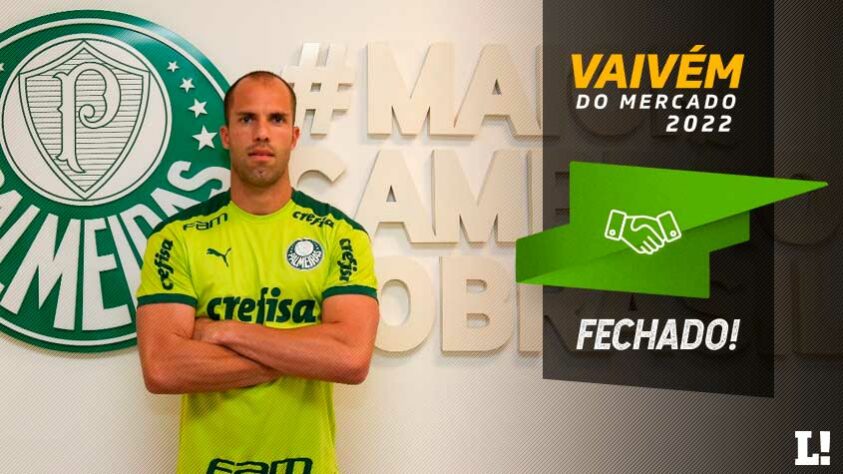 FECHADO! - Logo depois do anúncio de Eduard Atuesta, o Palmeiras também confirmou a contratação de Marcelo Lomba, que disputou o último Brasileirão pelo Internacional. O goleiro de 34 anos chega para assumir a reserva de Weverton no lugar de Jaílson, que deixou o clube ao fim da temporada.