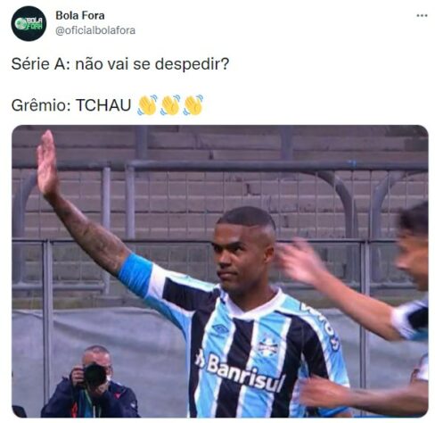 Queda no Brasileirão: rebaixado para Série B, Grêmio é alvo de memes dos rivais.