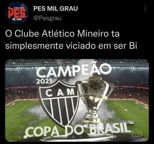 Copa do Brasil: os melhores memes do bicampeonato do Atlético-MG.