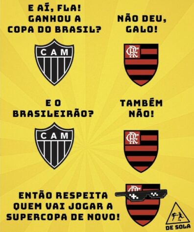 Copa do Brasil: os melhores memes do bicampeonato do Atlético-MG.