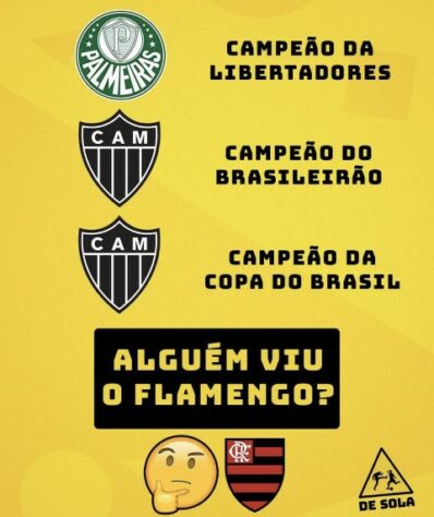 Copa do Brasil: os melhores memes do bicampeonato do Atlético-MG.