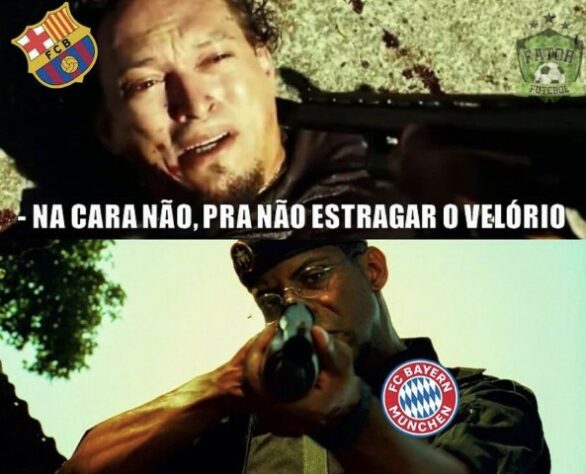 Torcedores fazem memes com derrota do Barcelona para o Bayern de Munique e eliminação precoce na Champions League.