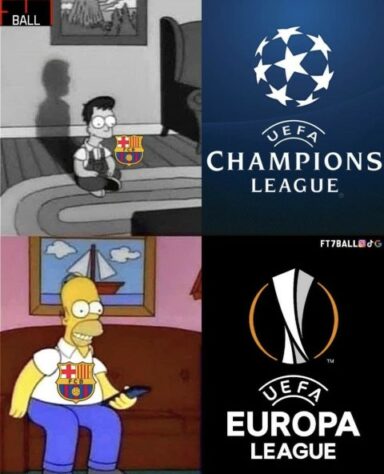 Torcedores fazem memes com derrota do Barcelona para o Bayern de Munique e eliminação precoce na Champions League.