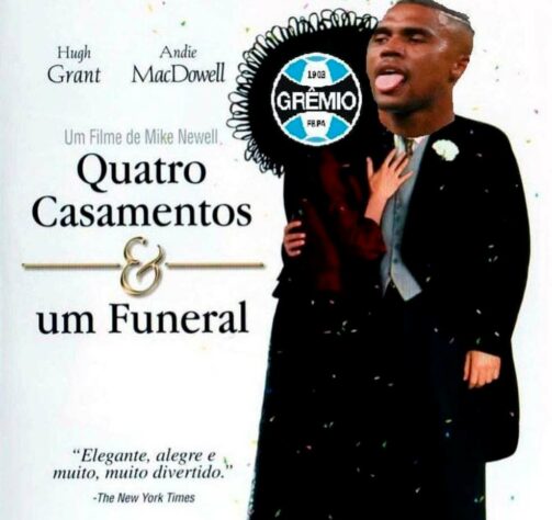 Douglas Costa protagoniza memes após a queda do Grêmio para a Série B do Brasileirão.