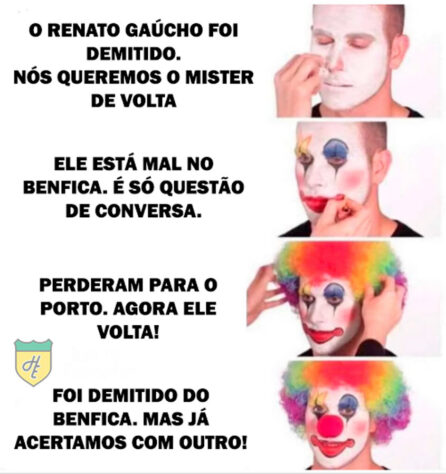 Memes: web repercute demissão de Jorge Jesus do Benfica, saída de Cuca do Atlético-MG e acerto de Paulo Sousa com o Flamengo.