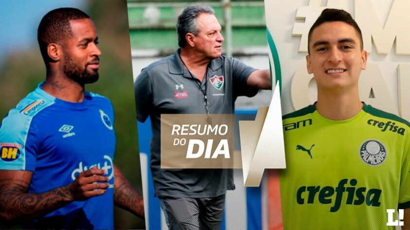 Dedé faz exames no Botafogo e pode ser um reforço do time carioca, Fluminense fecha com Abel Braga, Palmeiras anuncia as chegadas de Eduard Atuesta e Marcelo Lomba... Confira o resumo do dia do mercado da bola desta terça-feira (14).