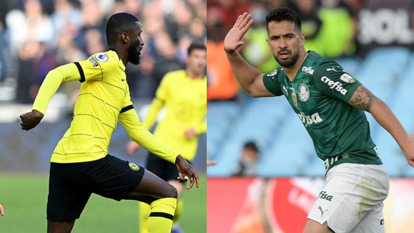 Zagueiro: RÜDIGER - 35 milhões de euros (R$ 210 milhões) x LUAN - 3 milhões de euros (R$ 18 milhões).