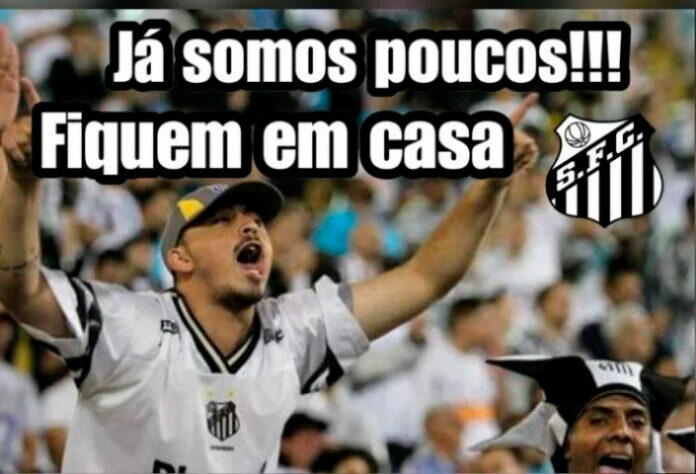 O Santos costuma ser alvo de zoeiras envolvendo a idade dos seus torcedores e o tamanho da torcida.