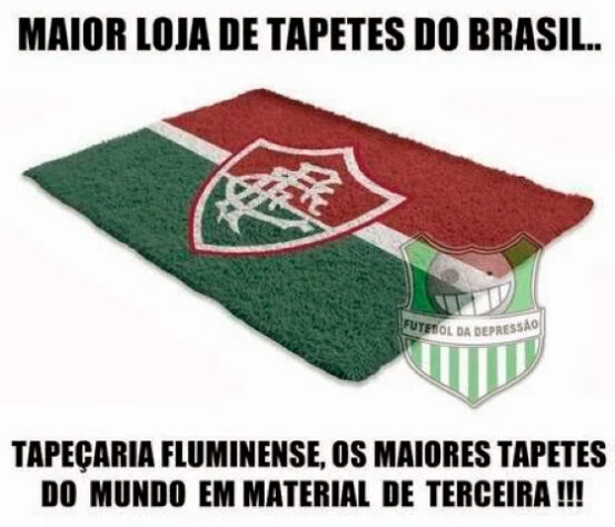 Tapetão? O Fluminense ganhou a fama de ser um clube que recorre aos tribunais para reverter decisões de campo.