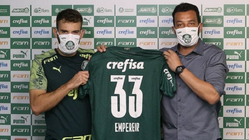 Alan Empereur - 9 de novembro de 2020 - zagueiro - contratado por empréstimo junto ao Verona-ITA, mas não houve acordo para seguir no clube no meio de 2021. Agora, está no Cuiabá.