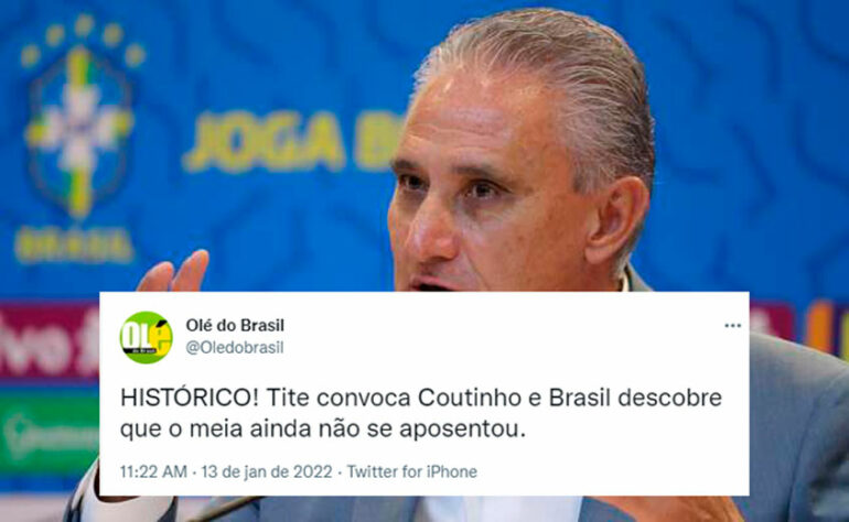 Convocação de Tite para jogos das Eliminatórias contra Equador e Paraguai rendeu memes na web.