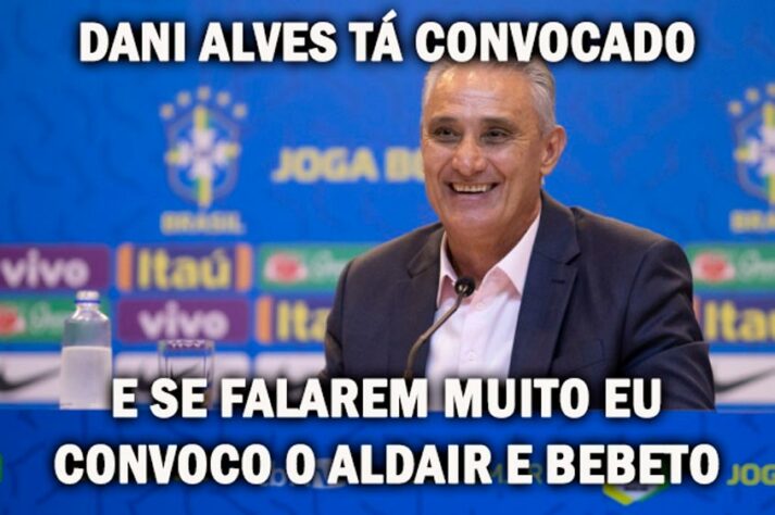 Convocação de Tite para jogos das Eliminatórias contra Equador e Paraguai rendeu memes na web.