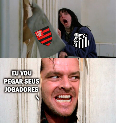 Em provocações, torcedores do Flamengo chamam Santos de Flamengo Castilla.