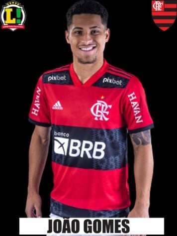 João Gomes - 6,5 - Foi muito bem na marcação. Um dos melhores do Flamengo durante o primeiro tempo. Na etapa final, foi pouco exigido. 