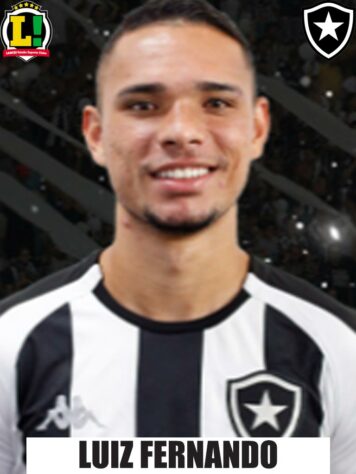 LUIZ FERNANDO - 6,0 - Foi válvula de escape recorrente do Botafogo, apresentando-se para tabelas e investidas. Batalhou muito, principalmente no primeiro tempo. Na etapa final, caiu de rendimento e deixou o campo.