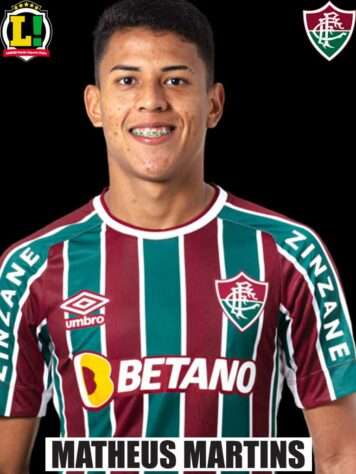 Matheus Martins - 7,5 -  Abriu o placar e totalizou três gols para o Fluminense. 