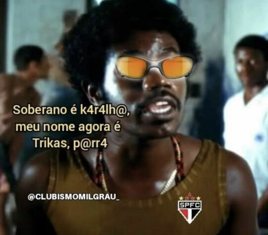 Trikas? Novo apelido do São Paulo é prato cheio para memes dos rivais.