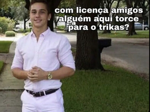 O apelido de Trikas já vem sendo motivo para zoeiras dos rivais com o São Paulo há alguns dias.