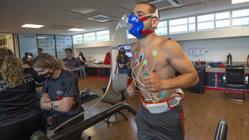 Imagens da reapresentação do Flamengo para a temporada 2022.