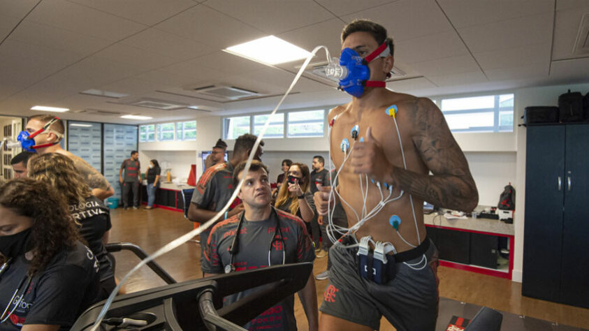 Imagens da reapresentação do Flamengo para a temporada 2022.