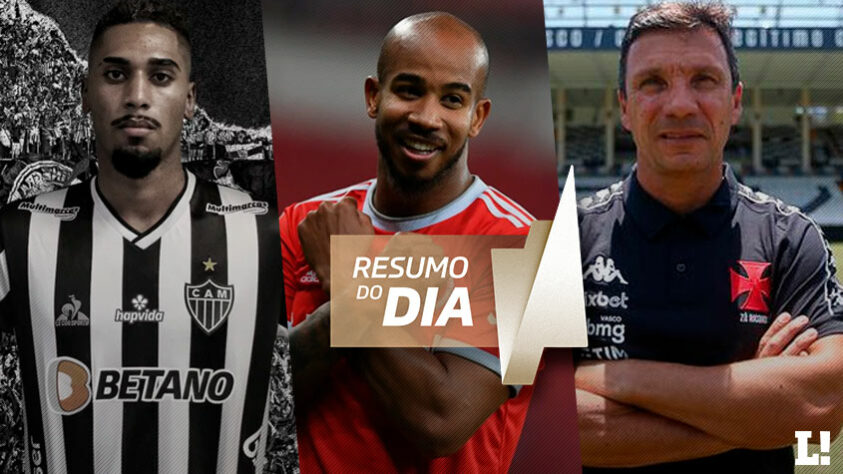 Atlético-MG age rápido e traz um novo atacante; São Paulo anuncia Patrick; Zé Ricardo fala de reforços para o Vasco... Tudo isso e muito mais no resumo do Dia do Mercado deste sábado (08)!